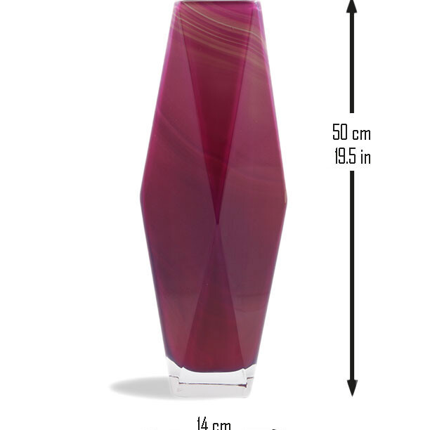 San Marco Chalcedony Vase by Alessandro Mandruzzato, showcasing Murano craftsmanship in a spectrum of colors.